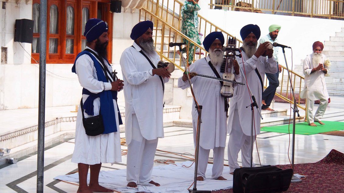 Músicos-templo-dorado-Amritsar