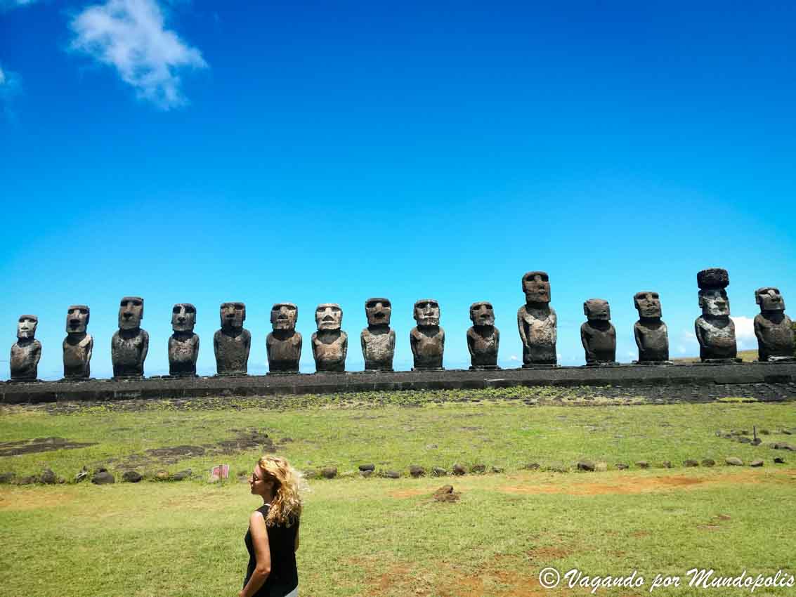 Ahu Tongariki-Isla de Pascua